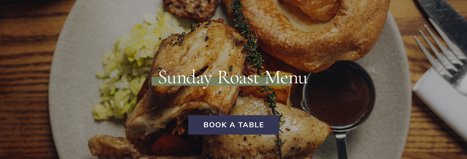 Sunday Menu at The George of Harpenden